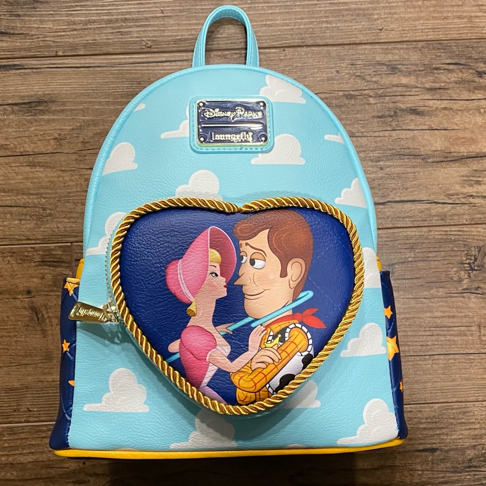 Woody and Bo Pee Loungefly mini backpack